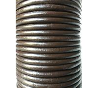 Hollis 4mm Round Quality Real Cows Leather Brown Leather Cord Jewellery Making Cord Thread Wire String Thong (4m)