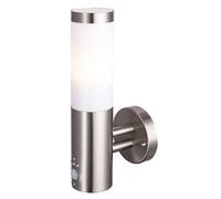 Hollis Fixed Matt Stainless Steel Pir Motion Sensor Outdoor Contemporary Wall Light 15W