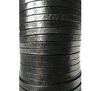 Hollis Flat 3mm Quality Real Cows Leather Black Leather Cord Jewellery Making Cord Thread Wire String Thong (2m)