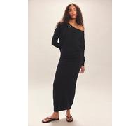 Hollis Sweater Midi Dress by free-est at Free People in Black, Size: Medium - female