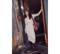 Hollis Sweater Midi Dress by free-est at Free People in Oatmeal Sands Combo, Size: Medium - female