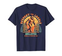 Hollister California Respect the Locals Bigfoot Sasquatch T-Shirt