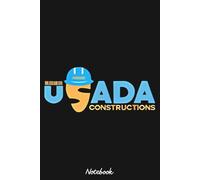 Hollolive - Ussada Constructions Notebook: 6x9 120 Pages, Ruled Notebook, Journal, Daily Diary, Organizer, Planner
