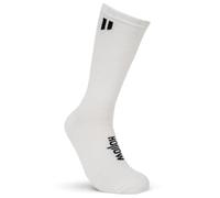 HOLLOW Alpaca Crew Socks for Men and Women, Moisture Wicking Alpaca Socks for Hiking, Running, Temperature Balancing, Natural White (1 Pack), 13.5-15