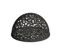 Hollow Aquarium Cave, Hollow Fish Nest, Shrimp Nest, Durable, Simulate Natural Cave Design, Crack Resistant and Fade Resistant, Easy to Install, for Small Fishs Shrimp Hide Play Rest (Black)