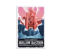 Hollow Bastion Kingdom-Hearts RPG Video Gaming Poster For Room Aesthetic Canvas Wall Art Bedroom Decor 08x12inch(20x30cm)
