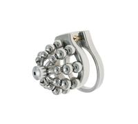 Hollow Bead Penis Cage with Silicone Urethral Catheter, Thickened Stainless Steel Chastity Lock, Rooster Cage Sex Toy for Man Penis Erosion Control