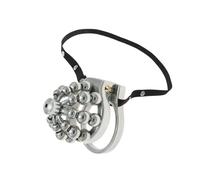 Hollow Bead Penis Cage with Silicone Urethral Catheter, Thickened Stainless Steel Chastity Lock, Rooster Cage Sex Toy for Man Penis Erosion Control