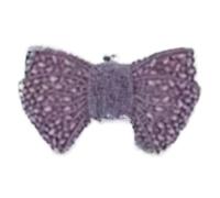 Hollow Bow Woman Evening Bag Wedding Bride Diamond Stone Purse Crystal Banquet Gala Party Dinner Handbag(Purple)