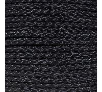 Hollow Braid Polypropylene Rope (1/2 Inch, 50 Feet, Black) - Barrier Rope - Trail Marking, Crowd Control, Golf Courses