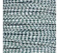 Hollow Braid Polypropylene Rope (1/4 Inch) - Hydrophobic - Chemical & Moisture Resistant - Barrier Rope - Trail Marking, Crowd Control, Golf Courses (1000 Feet - Hunter Green/White)