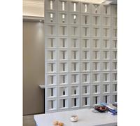 Hollow Brick Room Divider, Double-Sided/Single-Sided Partition Panels, DIY Screen for Home, Office, Ideal for Creating Private Spaces, Easy to Assemble