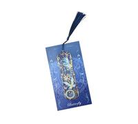 Hollow Butterfly Floral Metal Bookmarks Floral Theme Bookmarks with Tassels Novel Page Marker for Teacher Book Lover Metal Marker