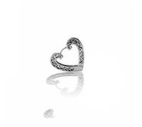 Hollow Carved Geometric Heart Round Earrings Women Fine Jewelry Gifts Drop