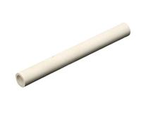 Hollow Ceramic Tube 2pcs Ceramic Insulation Tubes Length 220/400/300mm, High Strength High-Alumina Tube, Alumina Burning Pipes(100MM*27MM*22MM)