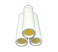 Hollow Ceramic Tube 4pcs Alumina Ceramic Tube High Temperature Resistance ID 18/20/12mm, Hollow Thermocouple Protection Aluminum Oxide Tubing 100mm(0.25x0.8x100mm)