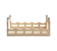 AWHAO Hollow Design Tunnel for Small Pets with Wood Bridge for Hamster, A