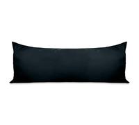 Hollow Fiber Filling Pregnany Support 6ft Bolster Pillow, Cuddle Cushion Soft Giant Pillow Long Pillows For King Size Bed, Side Sleeper Full Body Pillows for Adults (6ft - Charcoal)