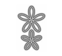 Hollow Five Petaled Flower Metal Cutting Dies for Card Making