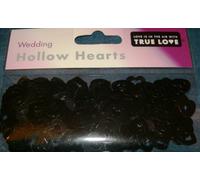 HOLLOW HEARTS TABLE CONFETTI - BLACK - 14g
