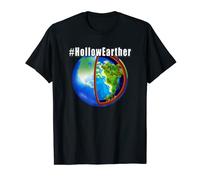Hollow Interior Earth Hollow Earther Conspiracy Theory T-Shirt