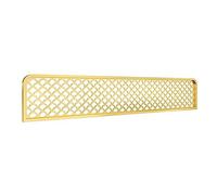 Hollow Iron Decorative Partitions - Elegant Low Fence Divider for Restaurants & Dining Spaces -Fade-Resistant Design for Hot Pot Counters & Enhanced Ambiance