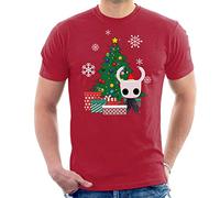 Hollow Knight Around The Christmas Tree Men's T-Shirt Cherry Red