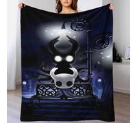 Hollow Knight Blanket Sherpa Throw Blankets for Couch Gifts for Men & Women Fluffy Warm Blankets Ultra Soft Gaming Throw Blanket Travel Bed Sofa Dorm Decor Bedding Bedroom 50x60inch(127x152cm)