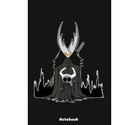 Hollow knight ghost and the hollow knigh Notebook: 6x9 Ruled Notebook, Journal, Daily Diary, Organizer, Planner