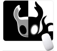 Hollow Knight Metroidvania Video Game Non-Slip Mousepad Gaming Computer Mouse Pad Gaming Desktop Laptop Mouse Pad with Stitched Edge 7.1 x 8.7 inches