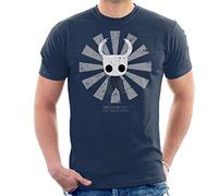 Hollow Knight Retro Japanese Men's T-Shirt Navy Blue