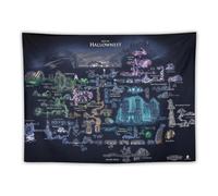 Hollow Knight RPG Game Map Poster Tapestry Prints Room Aesthetic Wall Art Bedroom Tapestries Walls Bedroom Home Decor 30"x40"