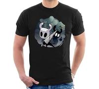 Hollow Knight Shadow Men's T-Shirt (UK, Alpha, S, Regular, Regular, Black)