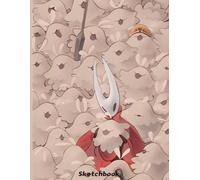 Hollow knight Silksong Fleas Sketchbook: 110 pages Unlined Drawing Notebook, 8.5x11 Large Sketch Book for Doodling or Sketching Journal