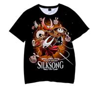 Hollow Knight Silksong Hot Game Merch T-Shirt Short-Sleeved Unisex Fashion Casual Summer Stylish Design Tee (Style2,M)