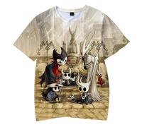 Hollow Knight Silksong Hot Game Merch T-Shirt Short-Sleeved Unisex Fashion Casual Summer Stylish Design Tee (Style4,XS)