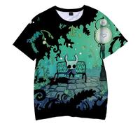 Hollow Knight Silksong Hot Game Merch T-Shirt Short-Sleeved Unisex Fashion Casual Summer Stylish Design Tee (Style3,M)