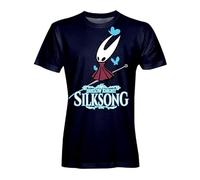 Hollow Knight Silksong Logo Merch T-Shirt Women Men Fashion Casual Summer Stylish Gym Sport Tee (Navy Blue,XXL)