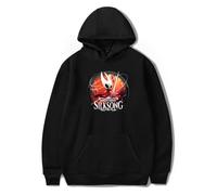 Hollow Knight Silksong Merch Hoodie Sweatshirt Streetwear Unisex Winter&Spring Casual Fashion Pullovers (Black,M)
