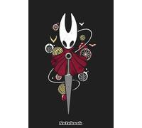 Hollow Knight Silksong Notebook: 6x9 120 Pages, Sketchbook, Journal, Lined College Ruled Paper, Planner, Matte Finish Cover, Diary