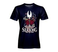 Hollow Knight Silksong Pic Merch New Game T-Shirt Women Men Fashion Casual Summer Stylish Gym Sport Tee (Navy Blue,M)