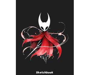 Hollow Knight Silksong The Floating Huntress Sketchbook: Large 8.5x11 Inches, 110 Blank Pages For Drawing & Sketching