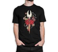 Hollow Knight Silksong Video Game Men Cotton T-Shirt Short Sleeve Black Clothes Tees S