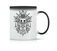 Hollow Knight Tribal White Coffee Cup Ceramic Classic Magic White Black Pink 330 ml