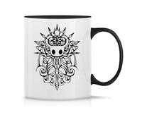 Hollow Knight Tribal White Coffee Cup Ceramic Classic Magic White Black Pink 330 ml