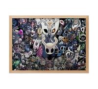 Hollow Knights Jigsaw Puzzles 70 Piece | Game Colorful Poster Puzzle with Frame | Desktop Decoration for Adults (Multicolore-1)