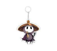 Hollow Knights Merch Keychain Hollow Knights Figure Printed Keychain Game Theme Acrylic Pendant Key chain Gifts for Adult and Kids A27