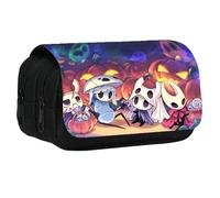Hollow Knights Silksongs Pencil Case, Game Hollow Knights Silksongs Figures Multi-Layer Large Capacity Pen Pouch - Multicolore (A)