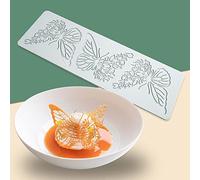 Hollow Leaf Silicone Chocolate Candy Mold - 3D Butterfly L 11.24x3.6x0.12inch