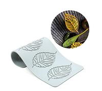 Hollow Leaf Silicone Molds Lover Heart Chocolate Molds Geometry 3D Silicone Mould Chocolate Candy Leaf Mold Sugar Craft Cake Decoration Cupcake Top (V_Leaf_9.2 * 4.44 * 0.12inch)